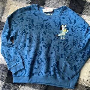 NWT Bluey Print Sweater Size Medium‎